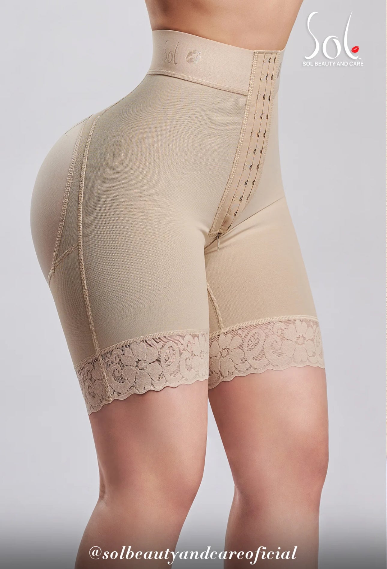 Short reloj de arena talle alto